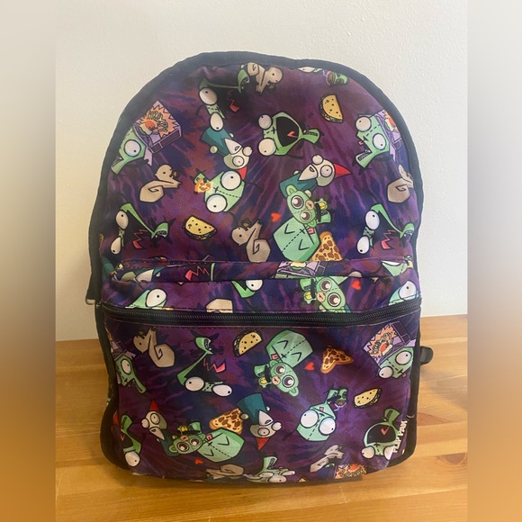 Invader Zim GirPig Reversible Backpack Flip Pak Fur - Picture 2 of 15